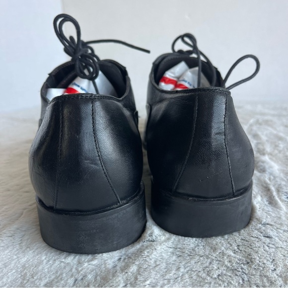 Bruno Magli Black Leather Oxfords VINTAGE Designer Rammola Size 10M - Picture 7 of 11